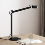 Candeeiro de mesa LED Nobu, preto