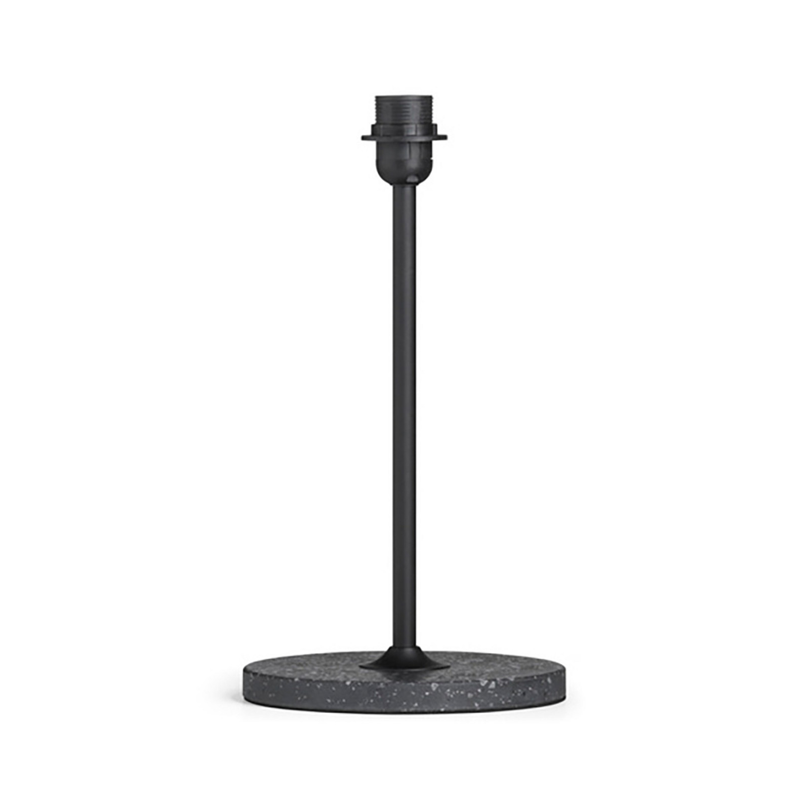 HAY Common Table abajur Peach picior negr/terrazzo - Camera de zi / sufragerie - design - negru negru terrazzo alb - Metal