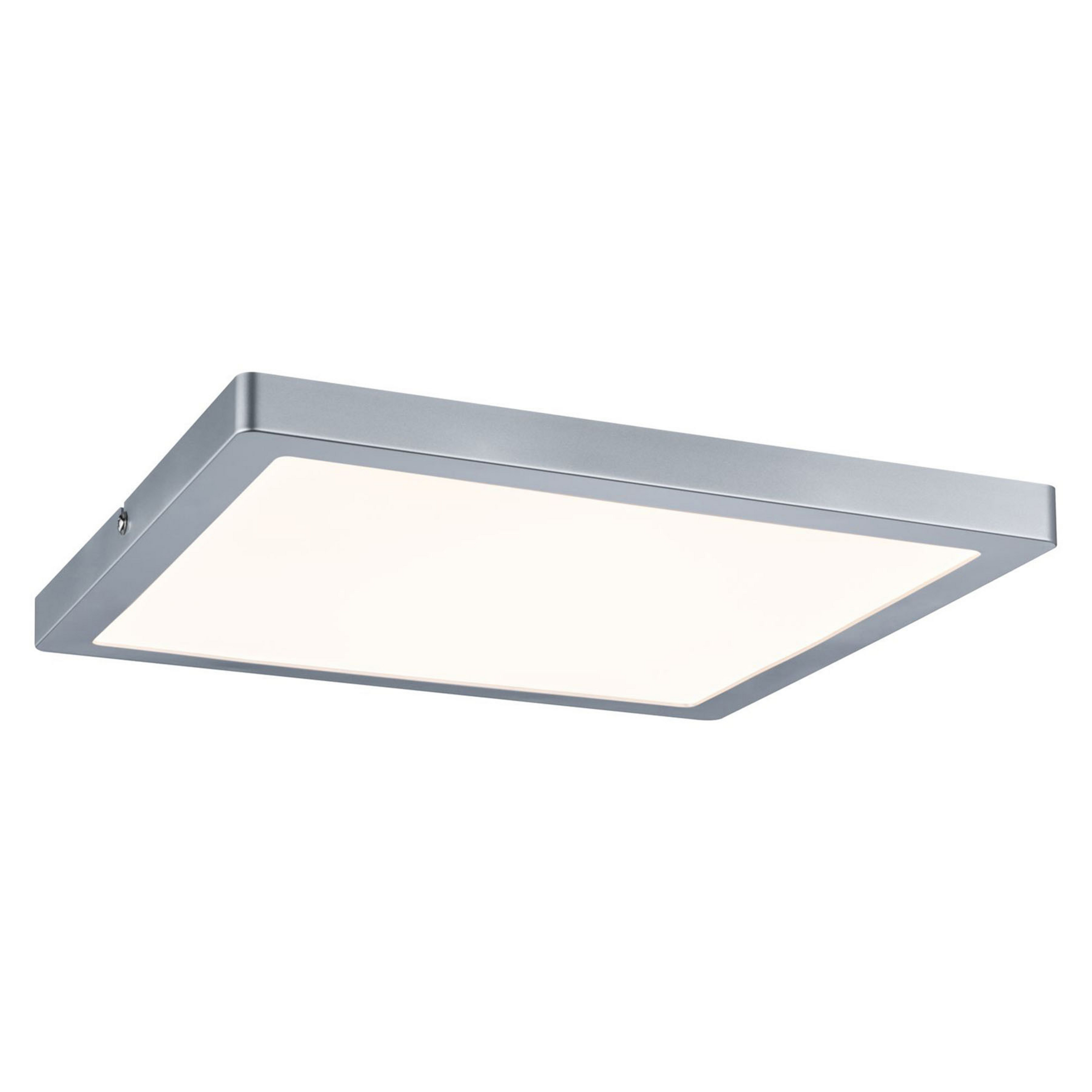 Paulmann Atria Decke 2.700 K 30x30cm chrom matt
