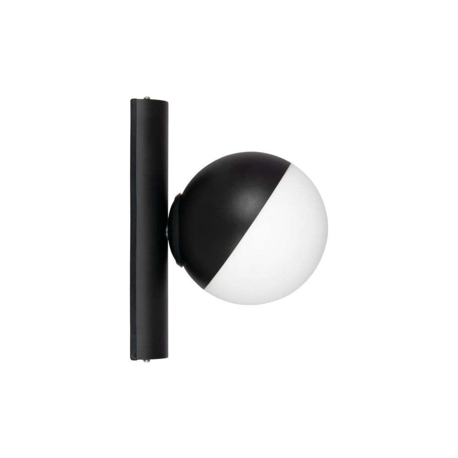 Contur 15 Aplique de Pared IP44 Black/White - Globen Lighting