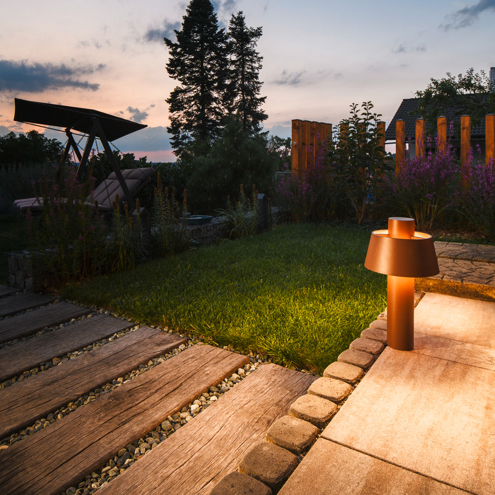 Photoni 45 Outdoor Bollard Rust - SLV