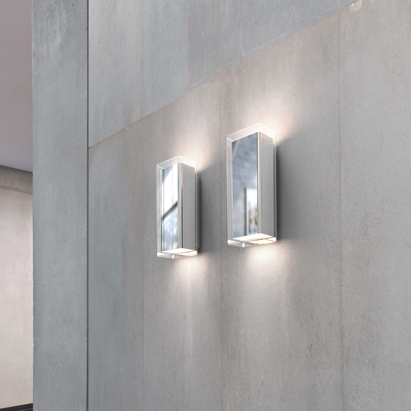 Rod LED Wandlamp M Chrome - Serien Lighting