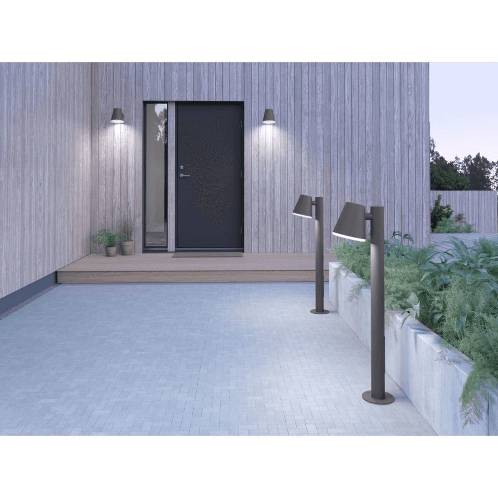 Mist Aplica de Exterior Graphite - Belid