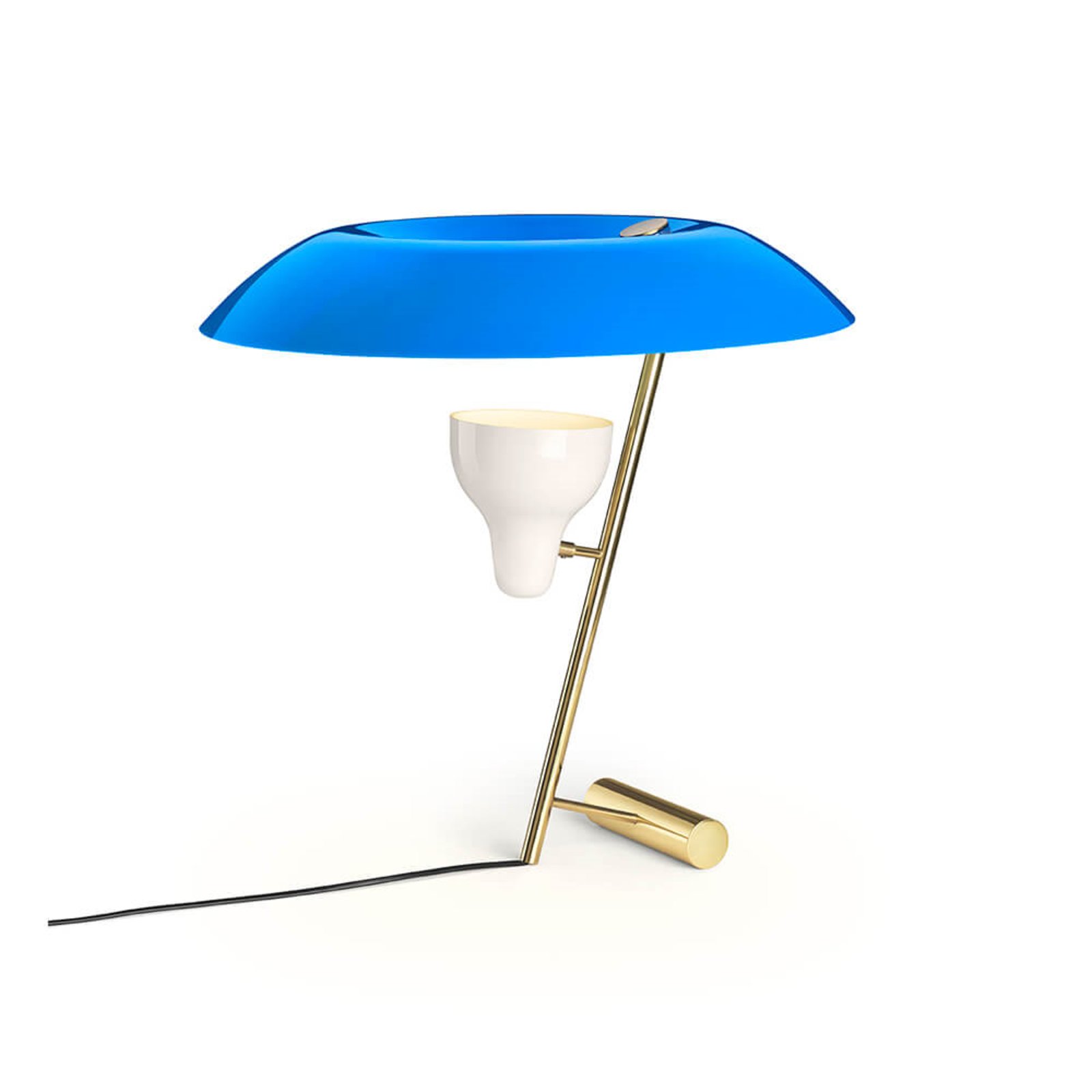 Model 548 Table Lamp Polished Brass/Azure - Astep