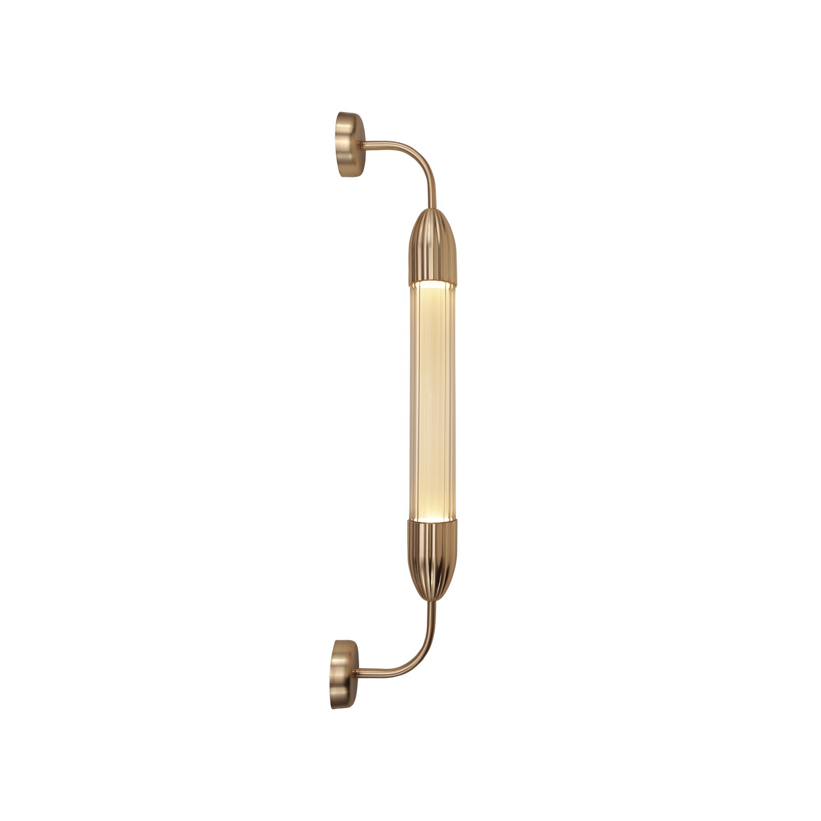 UMAGE Lemon Squeeze wall light, 1-bulb, L 77 cm, brass