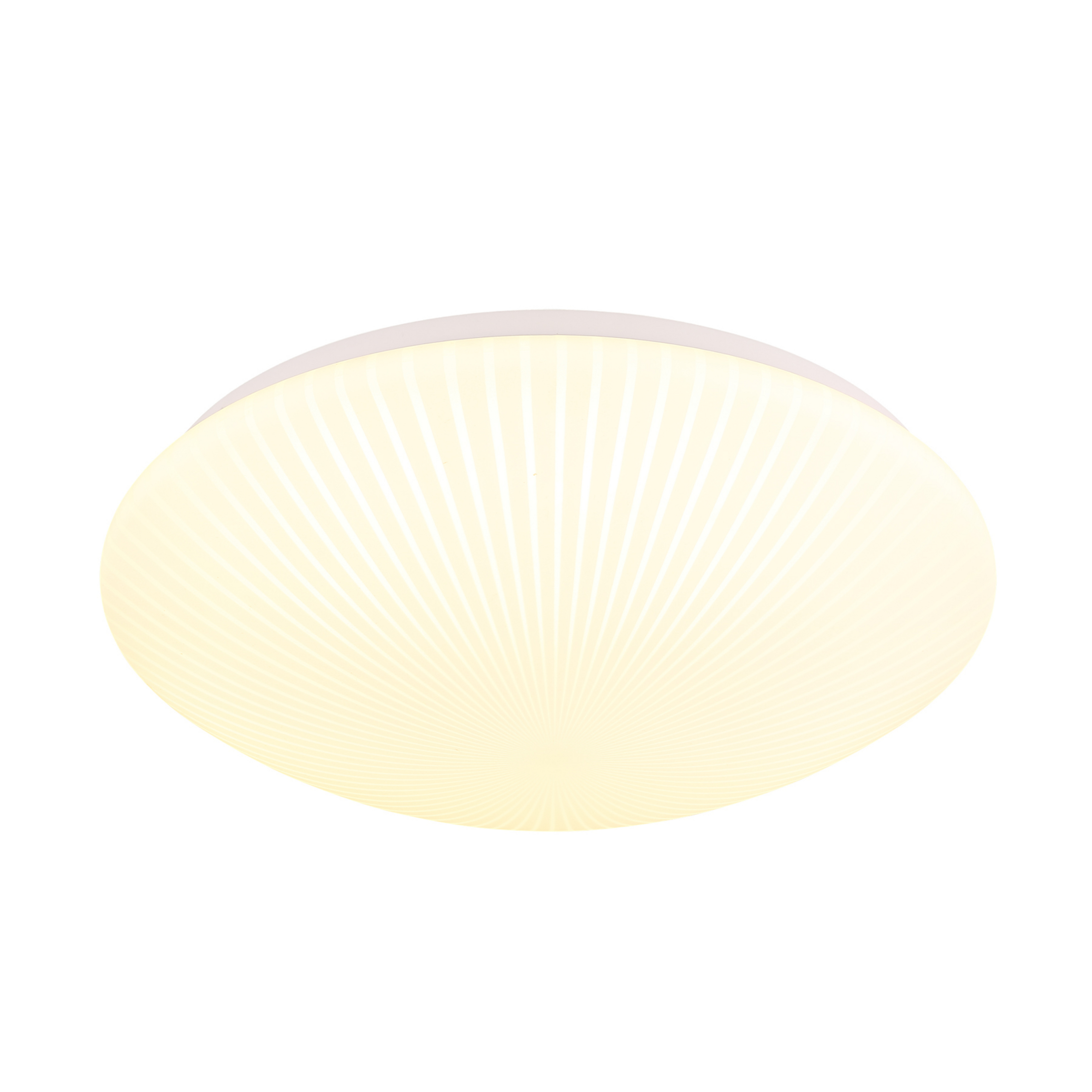 Plafonnier LED Malta, Ø 39 cm, blanc, acrylique, CCT