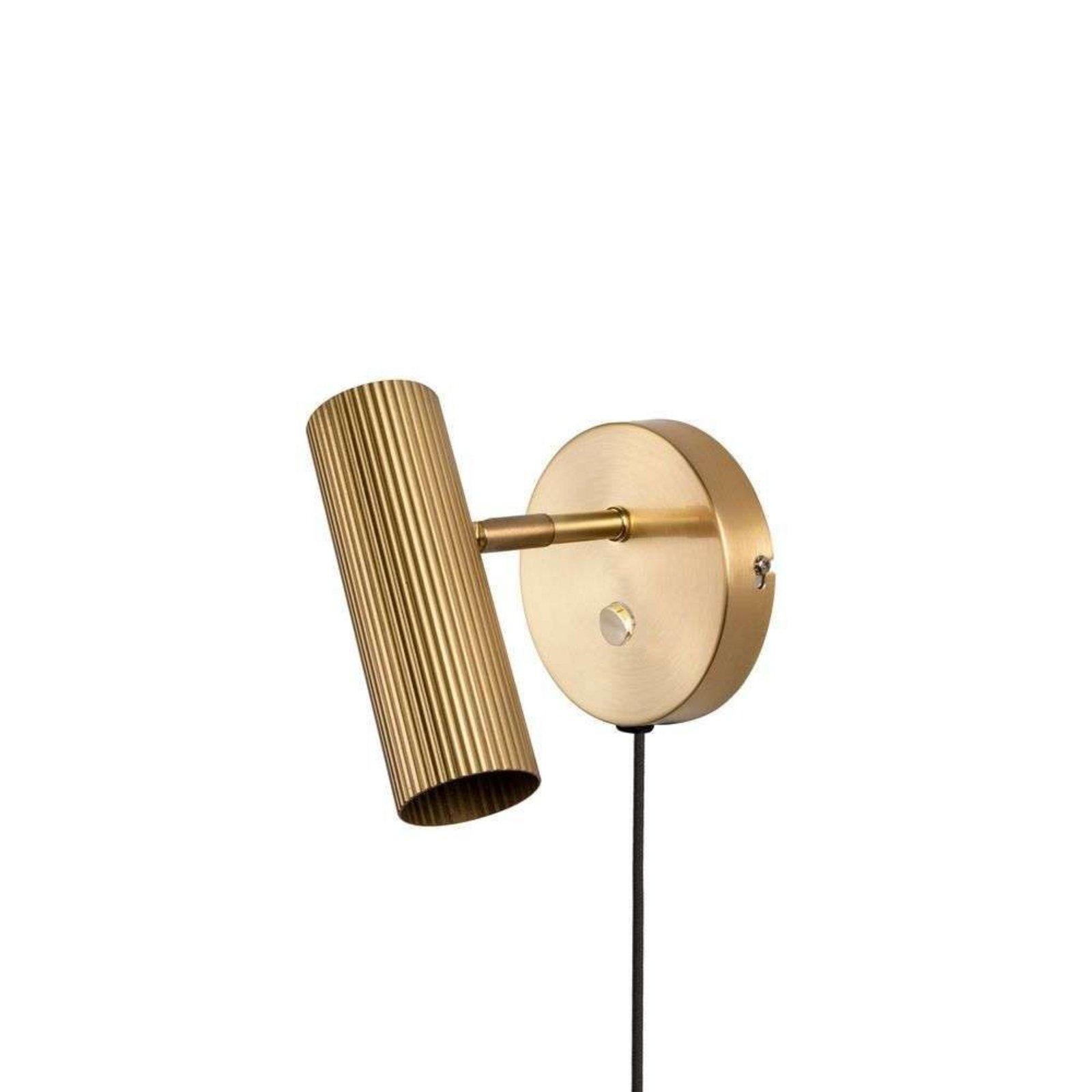 Hubble Vegglampe Brushed Brass - Globen Lighting