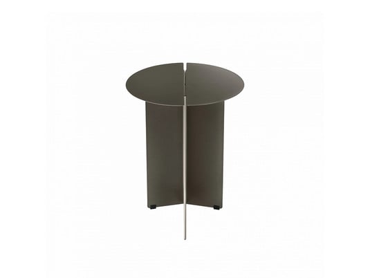 Tavolino da giardino rotondo in metallo verde cactus di 40 cm | Leroy