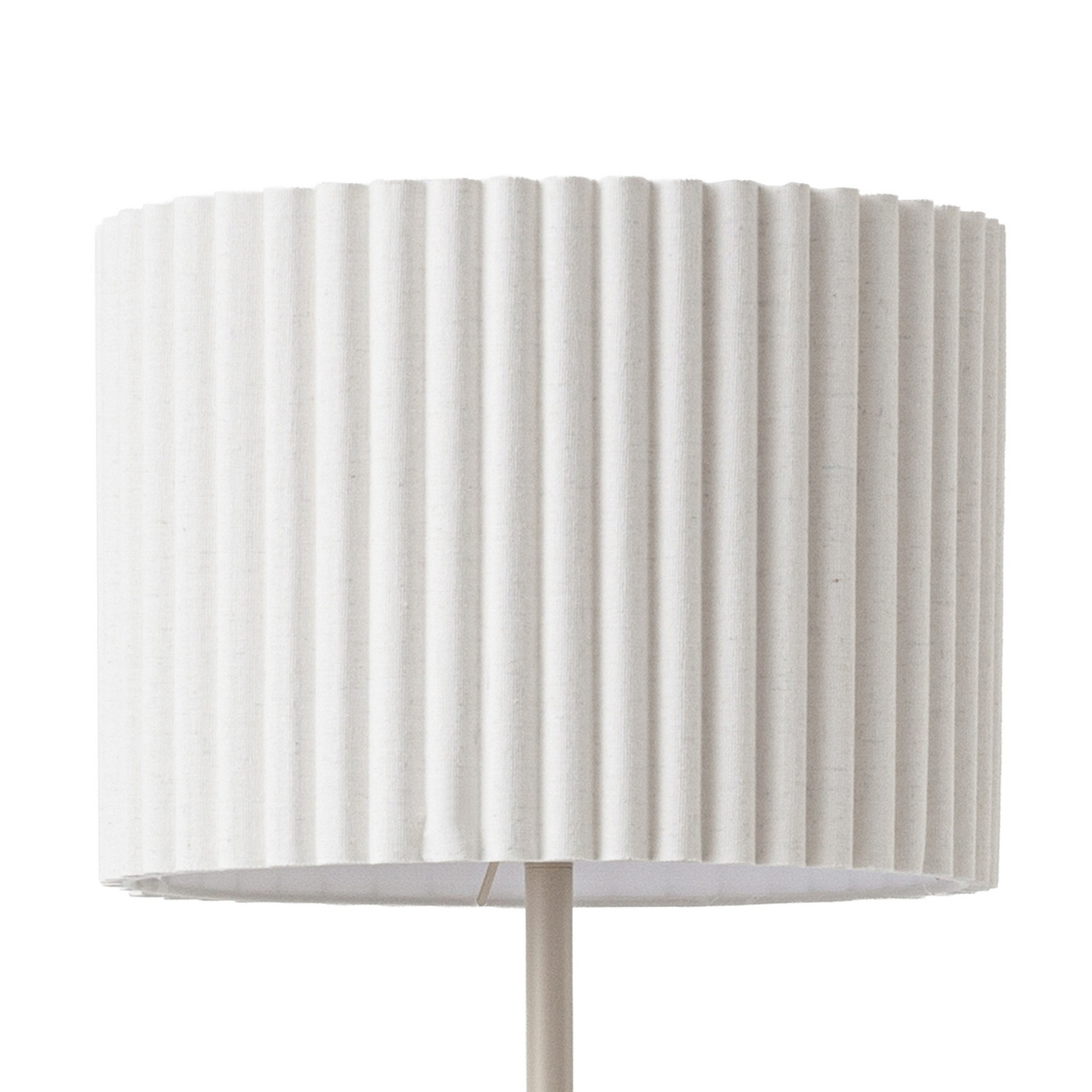 Lindby Libbie floor lamp, beige, height 150 cm, linen, E27