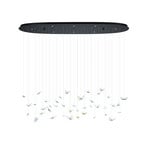 EGLO Stars Of Light LED pendant light Adrados, oval, 8-bulb