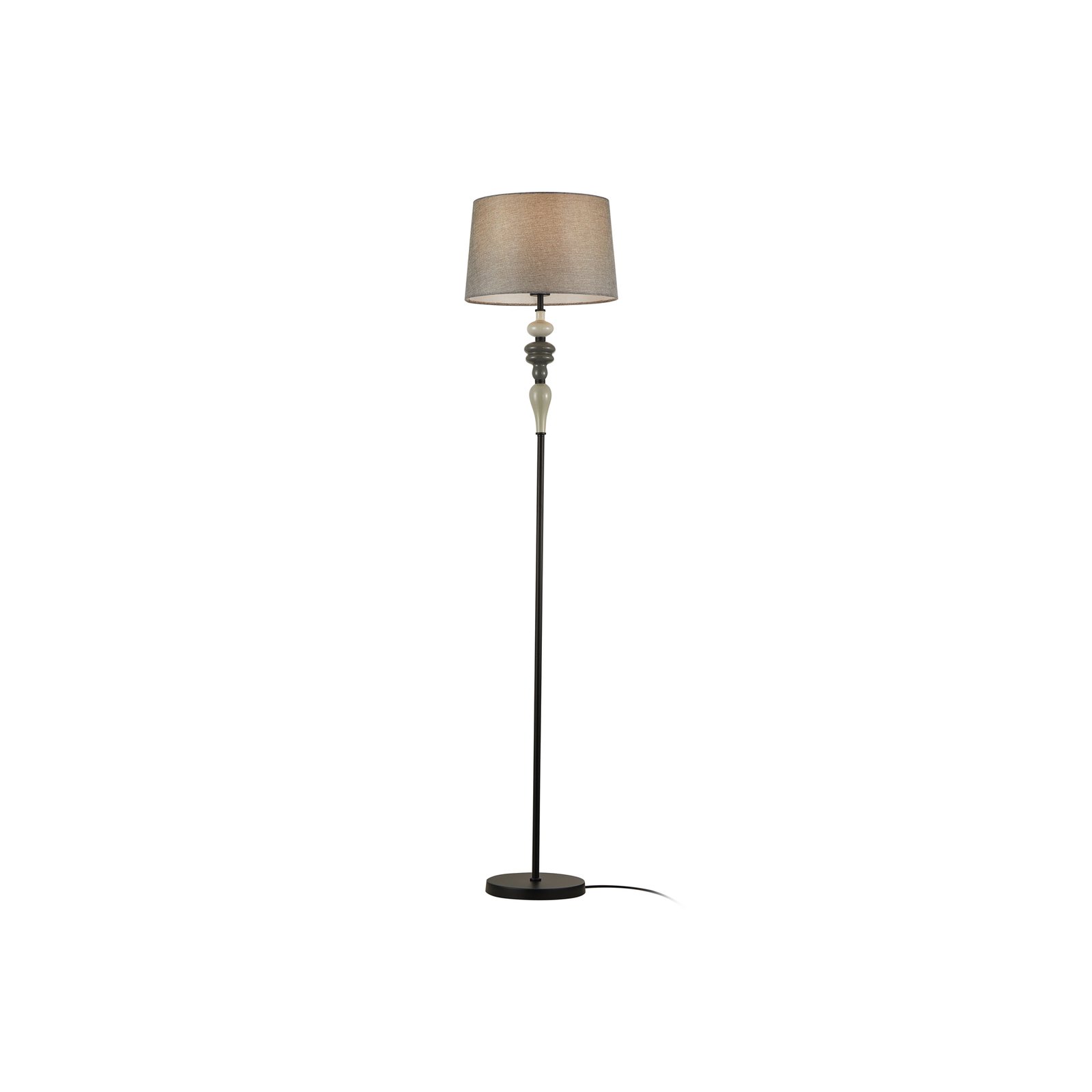 Haldorin Podna lampa Siva/Crna - Lindby