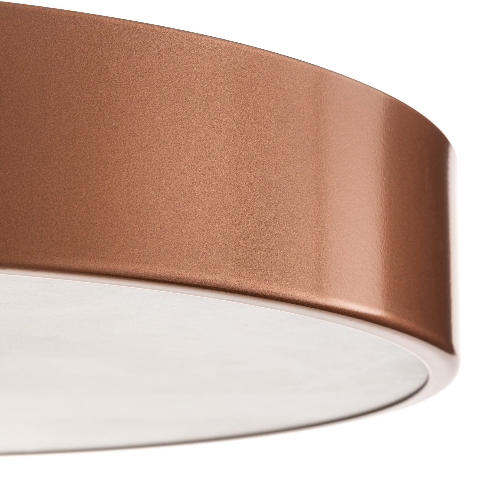 Cleo 500 ceiling light, sensor, Ø 50 cm copper
