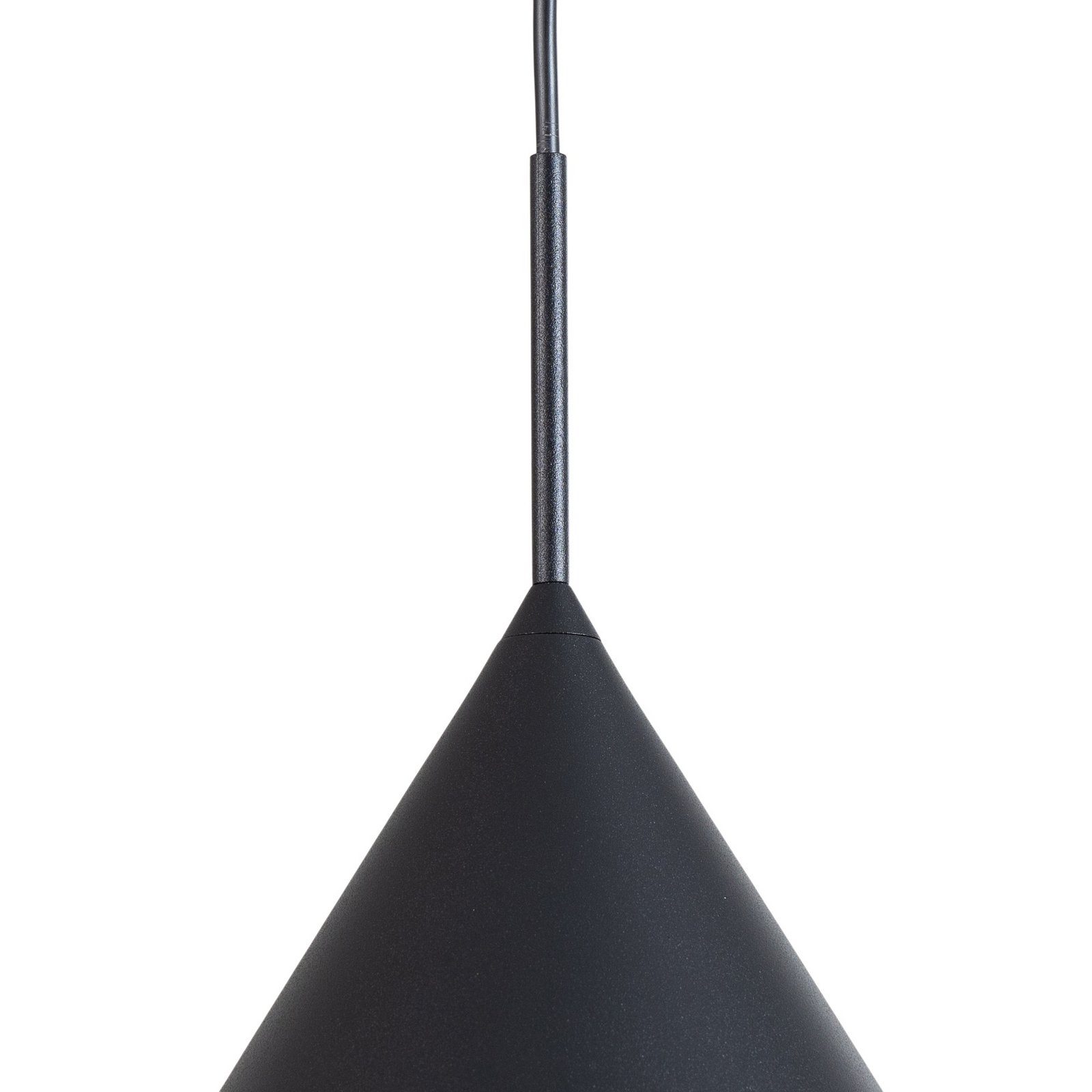 Capital pendant light, black, 1-bulb, Ø 32 cm, GX53