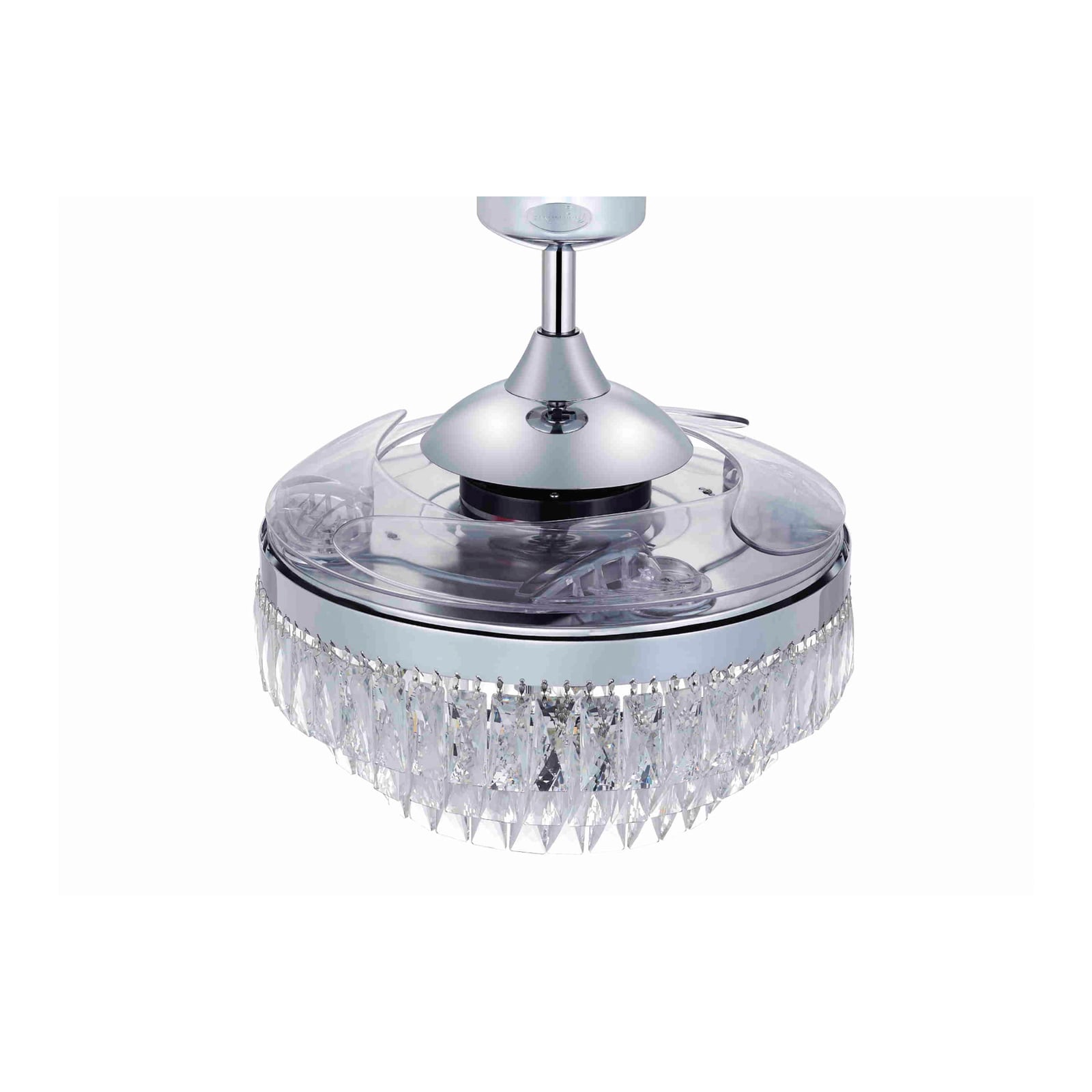 Fanaway Veil Deckenventilator mit Licht chrom leise - Beacon