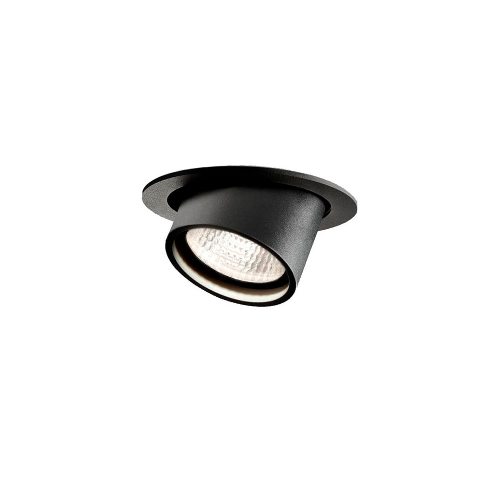 Angle+ Downlight LED Empotrable 2700K Negro - LIGHT-POINT