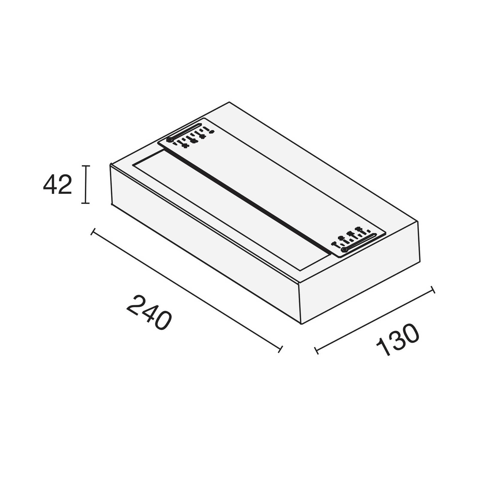 SLC LED-Wandleuchte Illumin8, schwarz, CCT, Aluminium günstig online kaufen