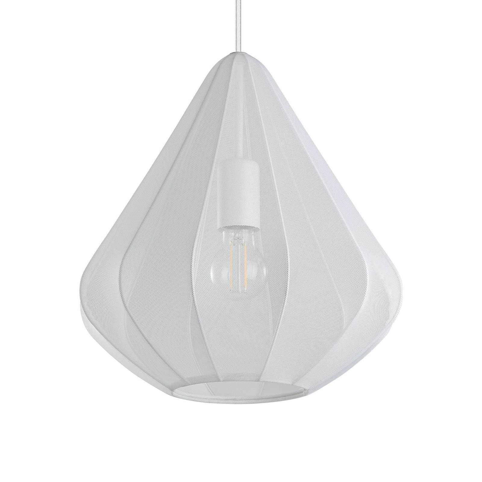 Hanglamp Dolwen, wit, Ø 33,5 cm