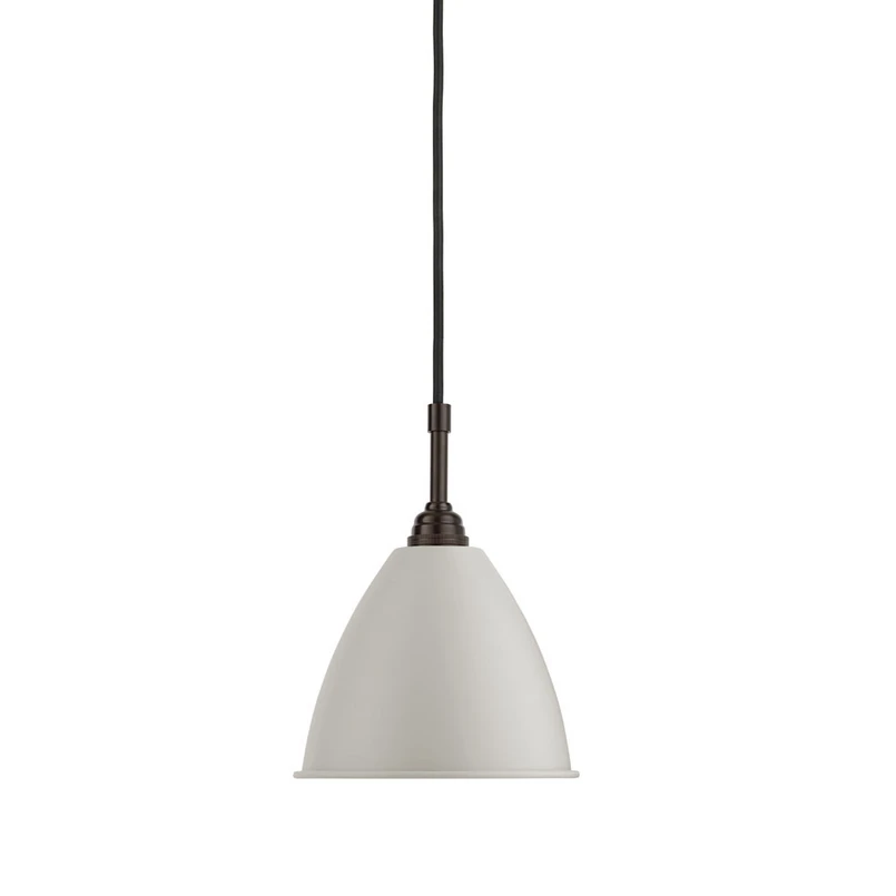 GUBI – Bestlite BL9 Pendellampe, Ø 16 cm, schwarz/weiß