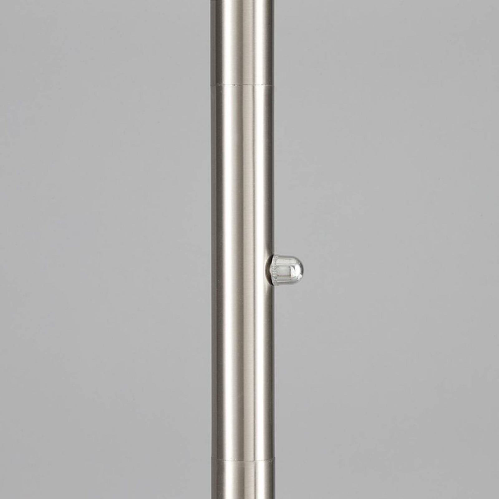 Lampa stojąca LED Lindby Ragna, nikiel, metal, ściemniany Lampa stojąca LED Lindby Ragna, nikiel, metal, ściemniany