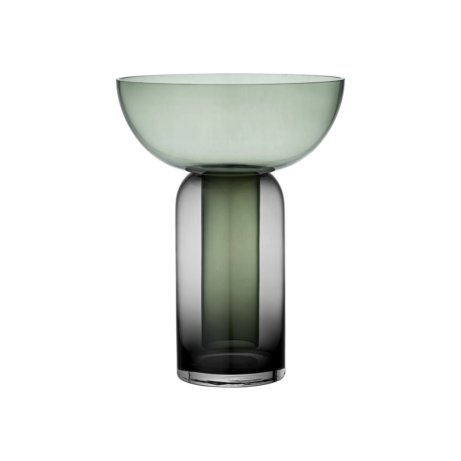 AYTM Vase Torus, grøn, Ø 25 cm, højde 33 cm, glas