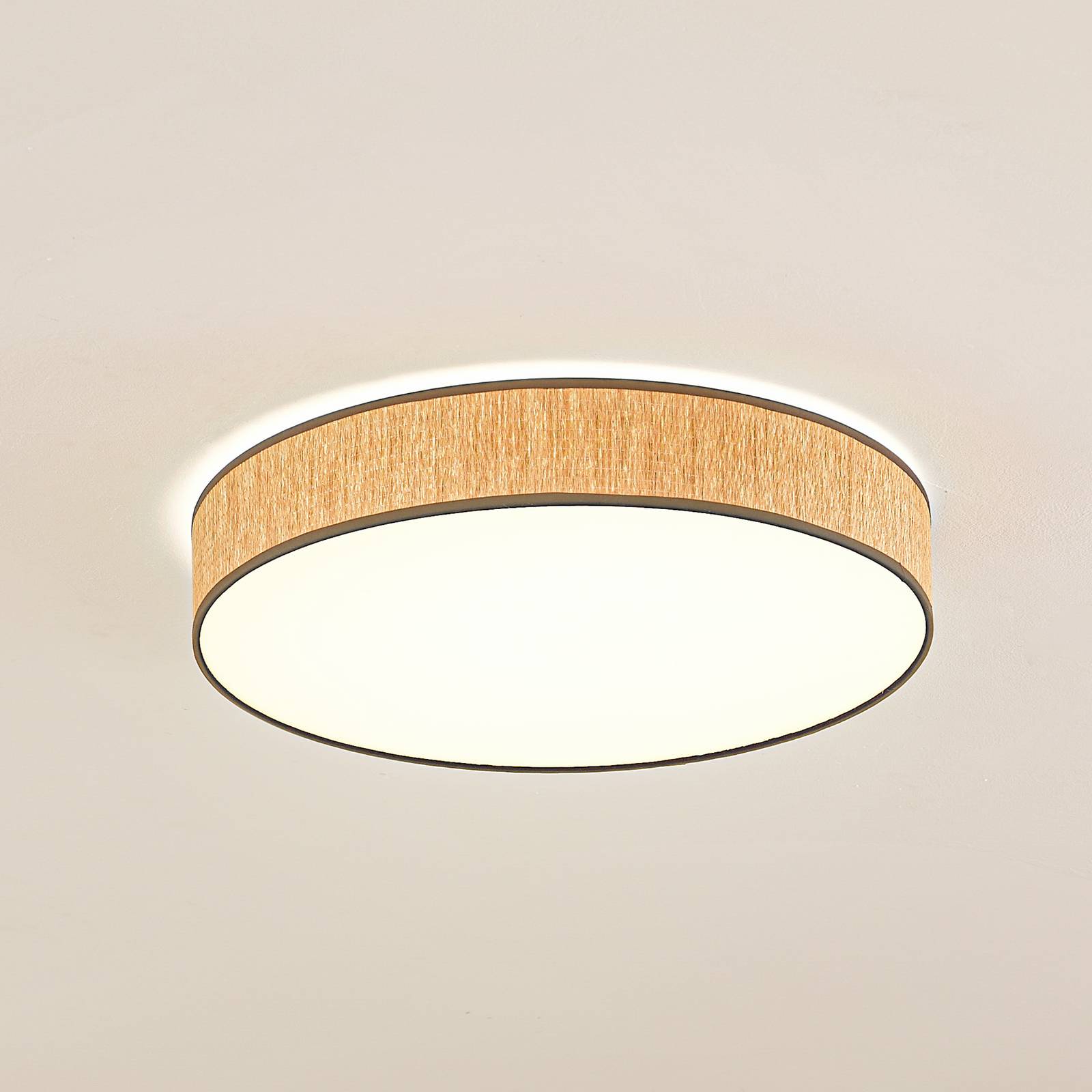 Lindby taklampe Jutis beige tang Ø 50 cm