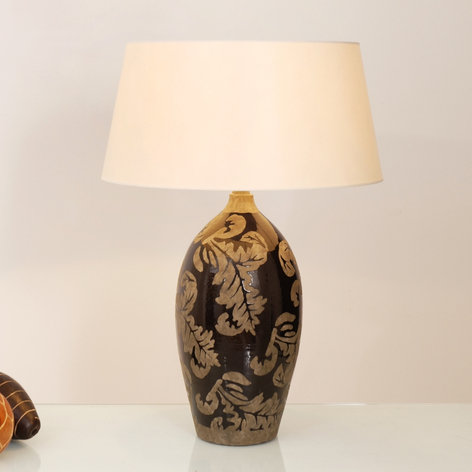 Tischleuchte Toulouse rund, Höhe 65 cm