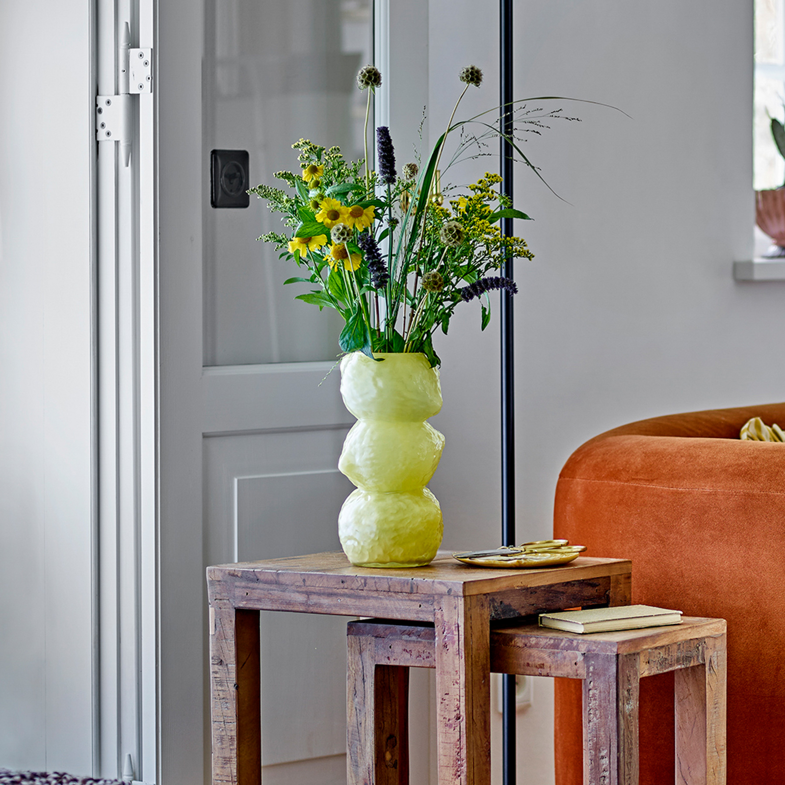 Váza Limone, žltá, výška 27 cm, sklo – Bloomingville Váza Limone, žltá, výška 27 cm, sklo – Bloomingville
