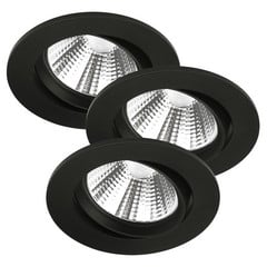 Foco empotrado techo LED Freemont 2.700K, 3, negro