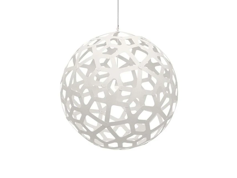 David Trubridge ltd - Coral Pendelleuchte Ø120 Weiß 2 Seiten David Trubridge