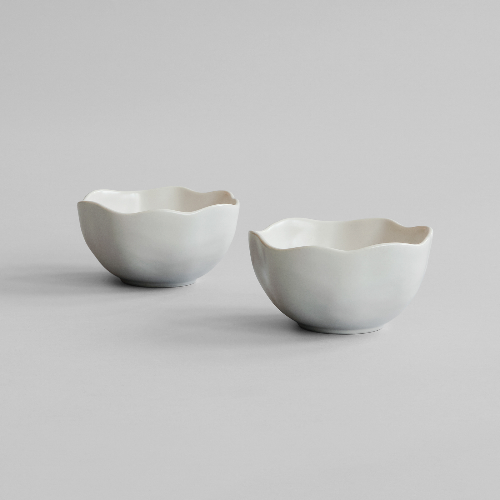 Miska Native, wysokość 7 cm, zestaw 2 sztuki, biała – 101 Copenhagen