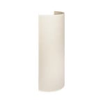 Applique Nature, color crema, altezza 40 cm, tessuto, luce verso l'alto/verso