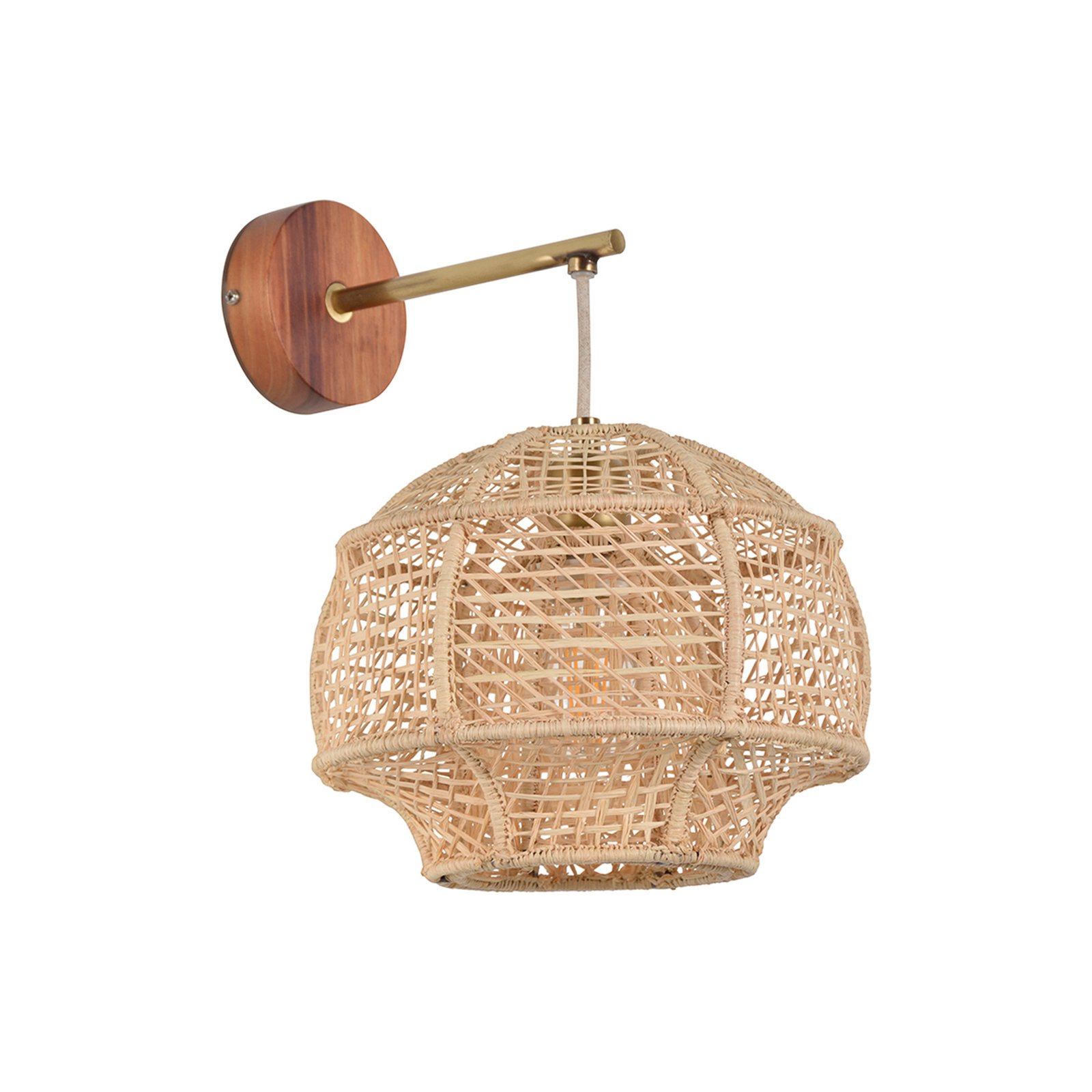 Odyssée Wandleuchte Palmfaser Ø28cm - MARKET SET Odyssée Wandleuchte Palmfaser Ø28cm - MARKET SET