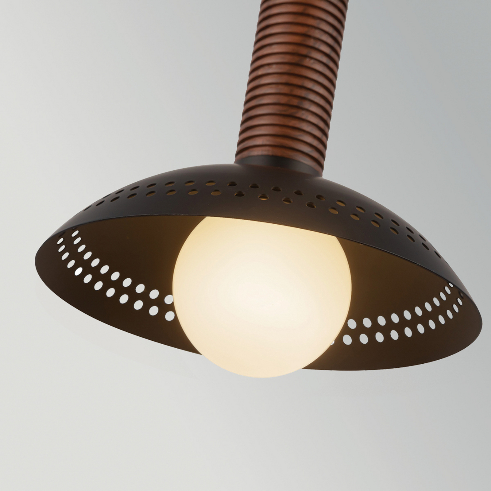 LED-Hängelampe Arden, schwarz matt, Ø 15 cm, Metall, dimmbar LED-Hängelampe Arden, schwarz matt, Ø 15 cm, Metall, dimmbar