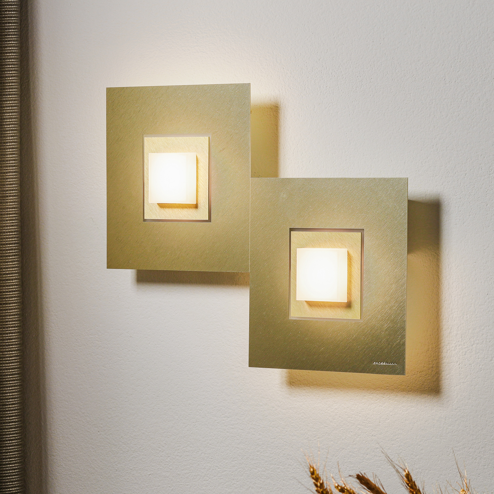 GROSSMANN Karree LED-Wandleuchte 2-flammig