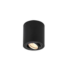 SLV Triledo kattovalaisin, musta, alumiini, Ø 10 cm
