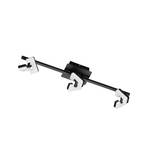 Plafonnier LED Ray, 60 cm, à 3 lampes, noir, métal