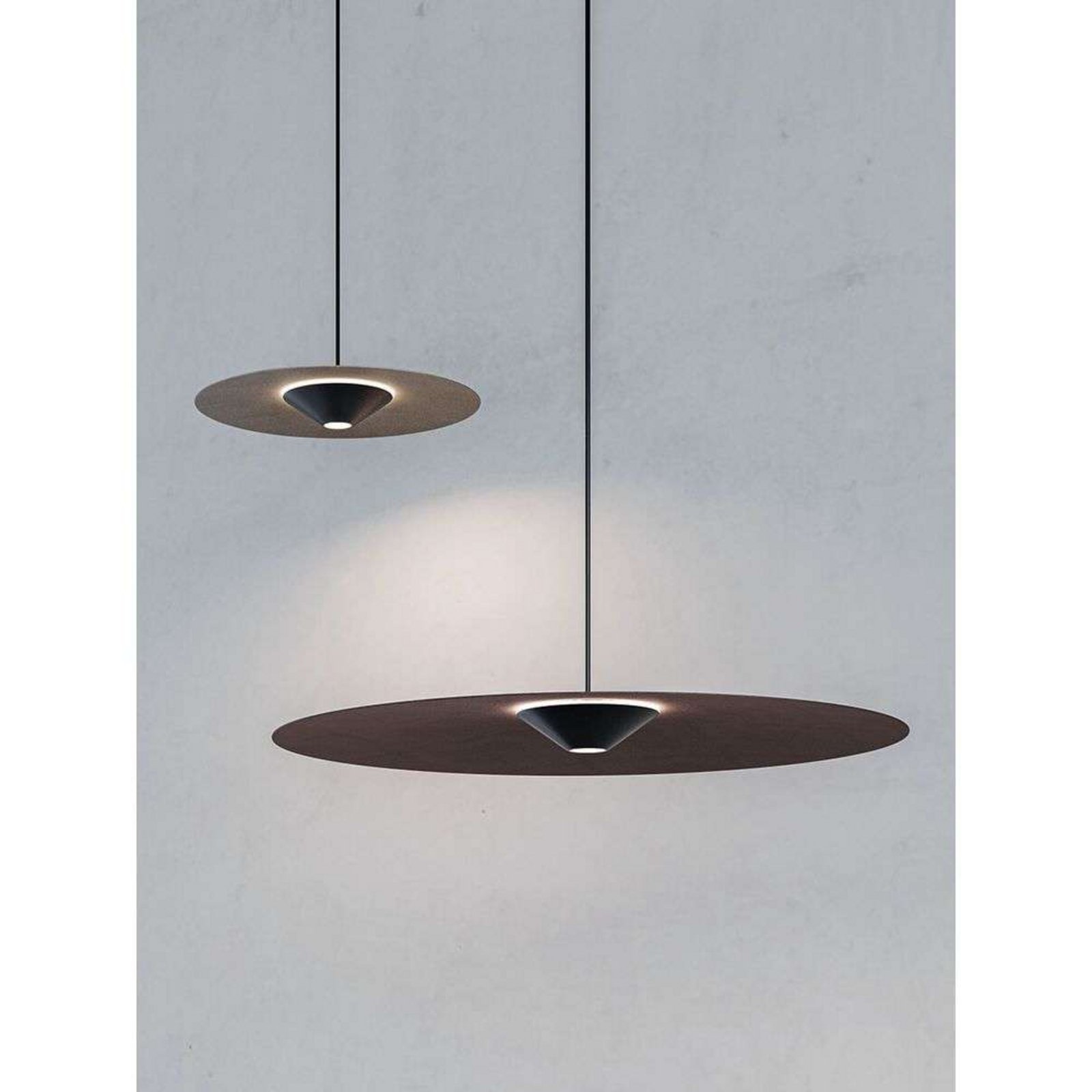 Ufo Lustră Pendul  Large 3000K Matt Black - Diesel Living with Lodes