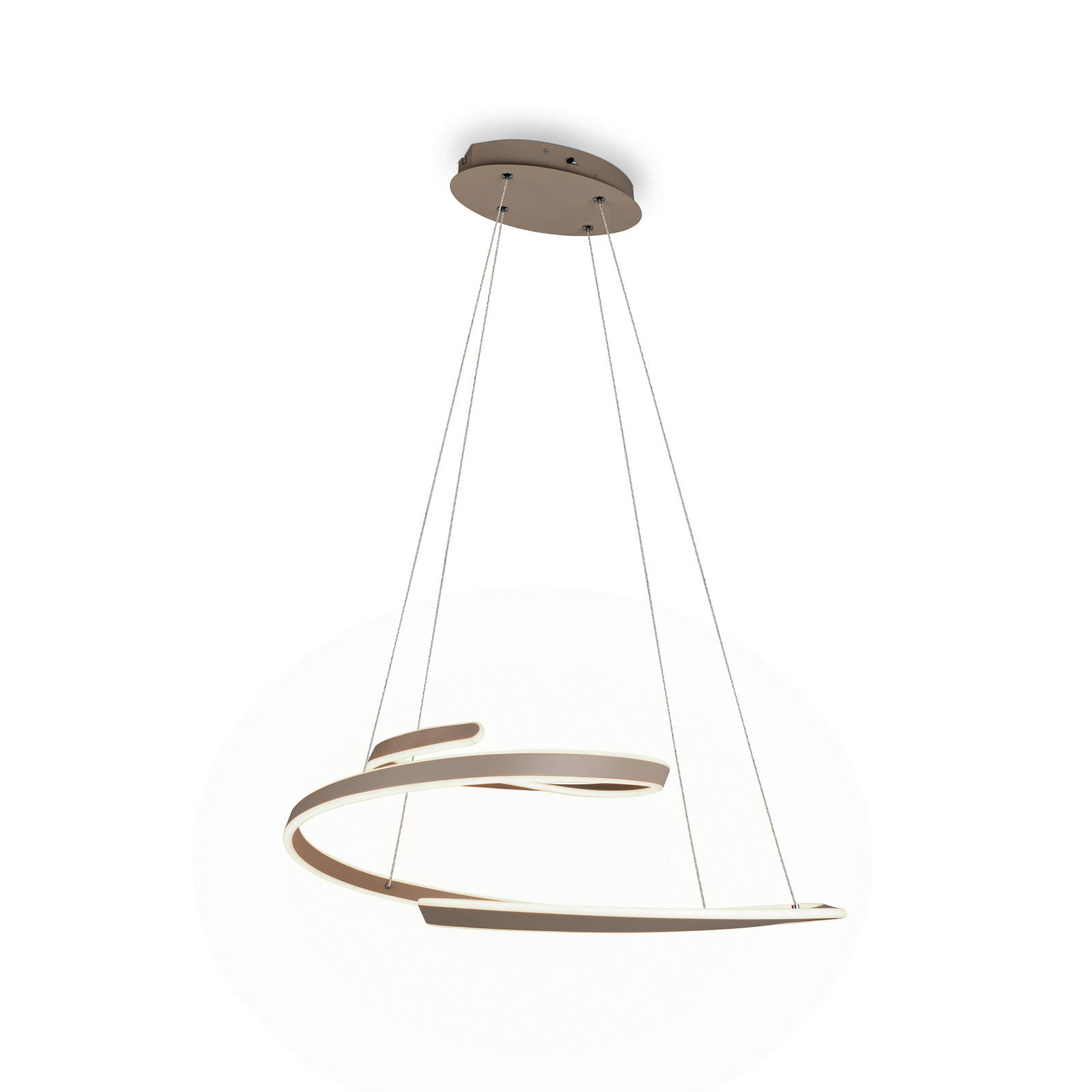 LED piekaramā lampa „Arlington“, smilškrāsā, garums 80 cm, metāla, CCT LED piekaramā lampa „Arlington“, smilškrāsā, garums 80 cm, metāla, CCT