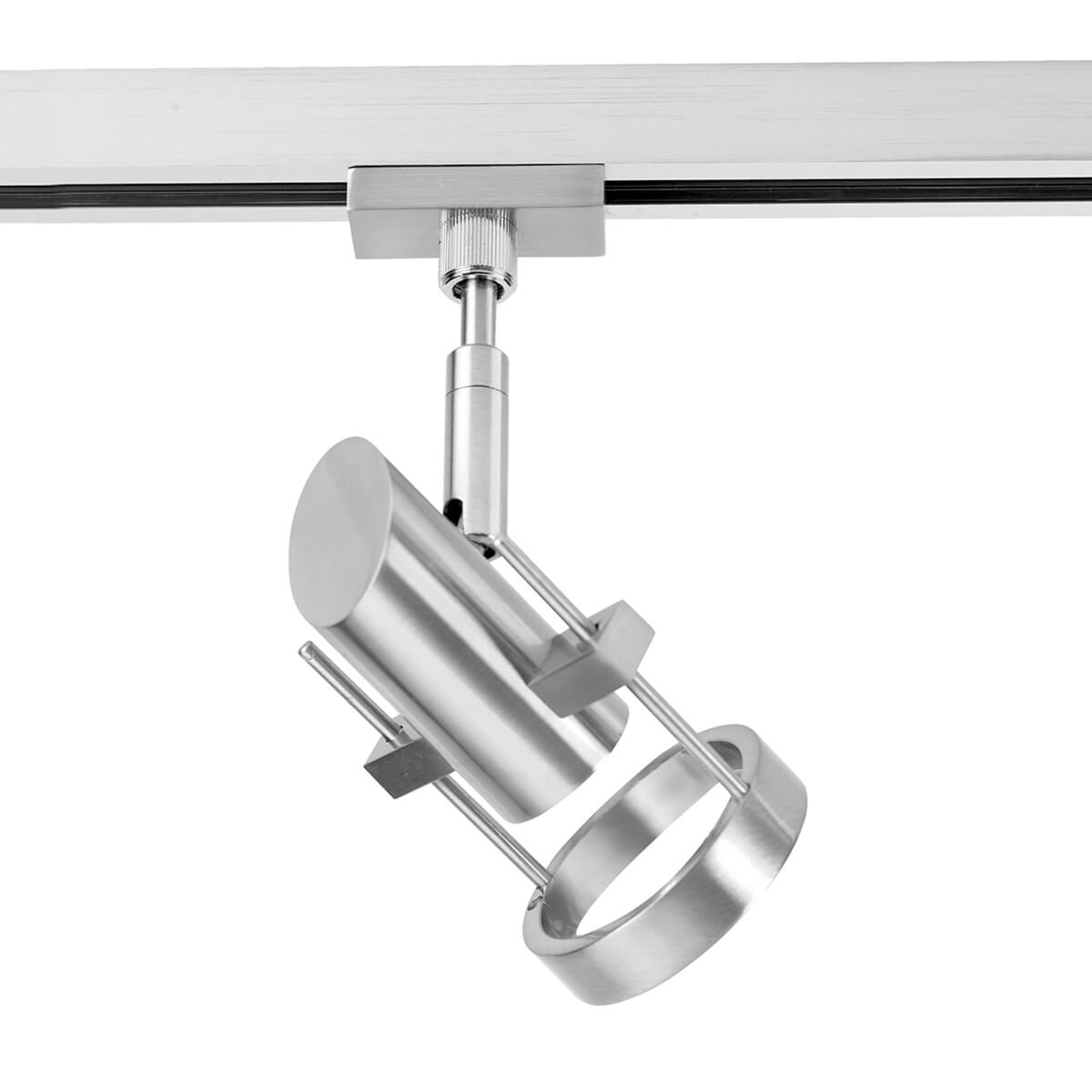 Fischer & Honsel Shine Spot HV track4 m6 two-circuit track system, for Living / Dining Room, metal, GU10, 50 W, energy efficiency: A++, H: 15 cm