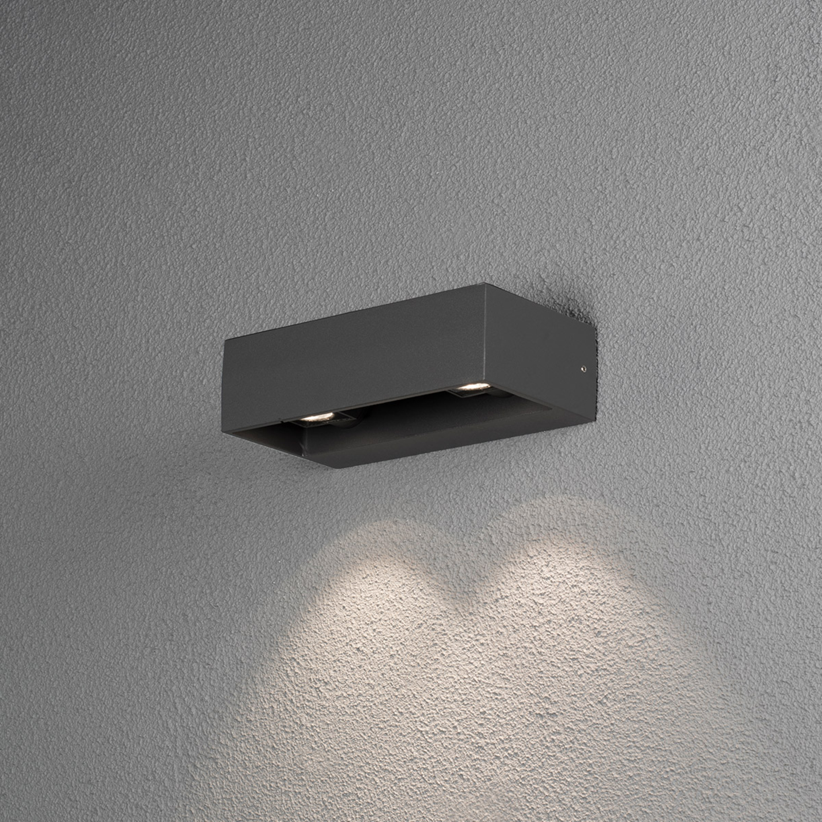 Monza LED outdoor wall light, anthracite