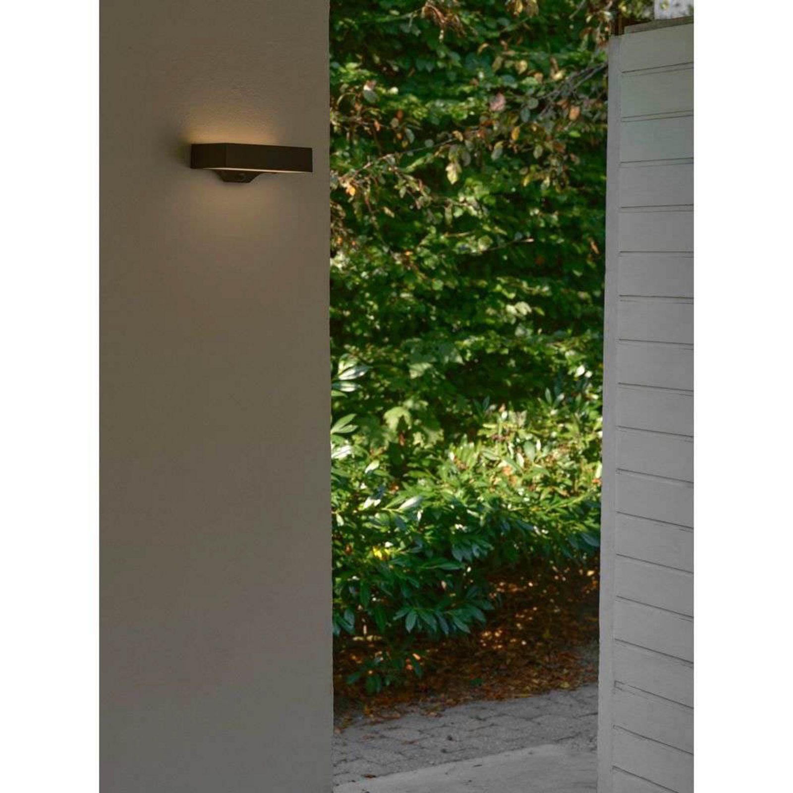 Monay Square Solar Draußen Wandleuchte IP44 Schwarz - Nordlux