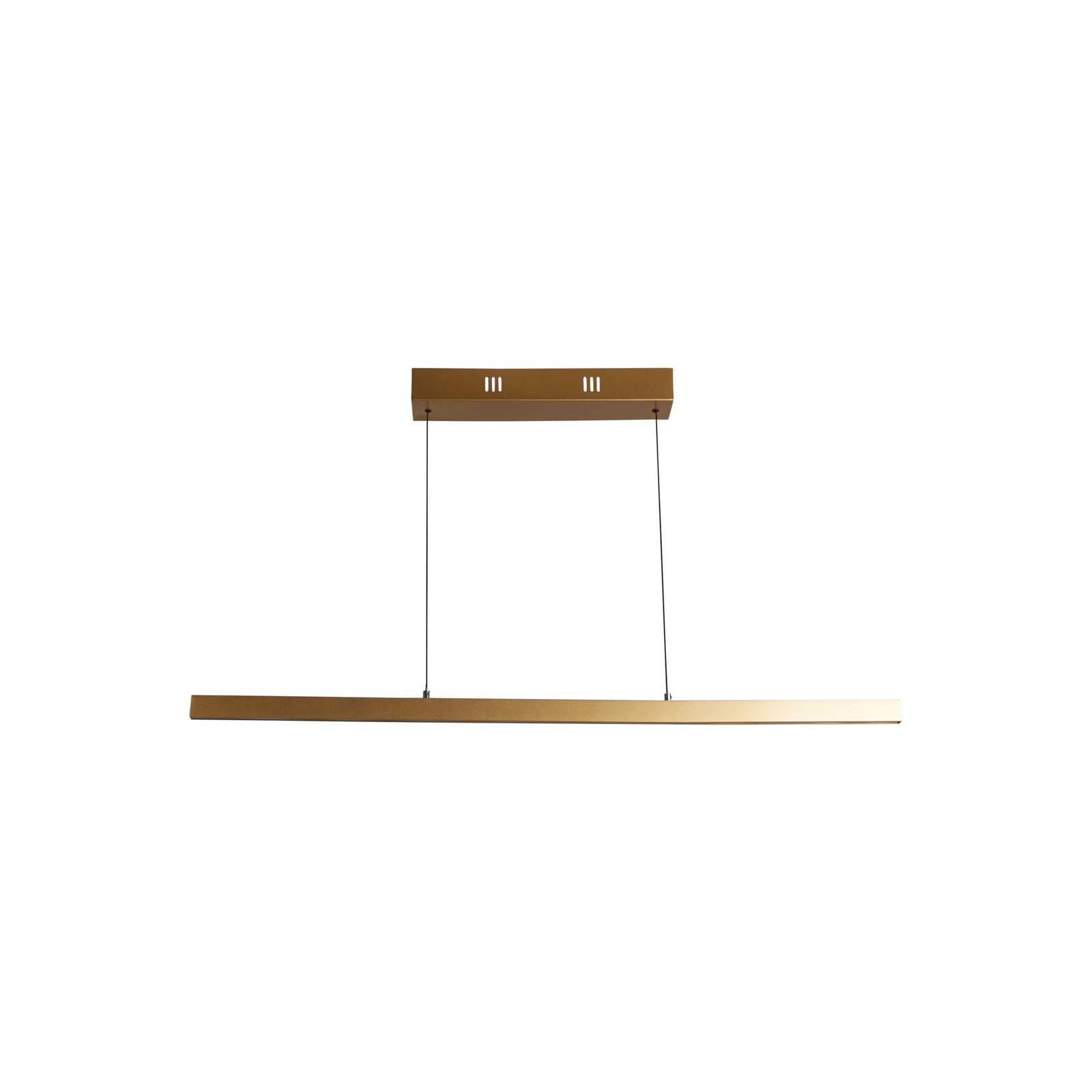 LED-Hängelampe Layla, linear, gold, höhenverstellbar, CCT günstig online kaufen