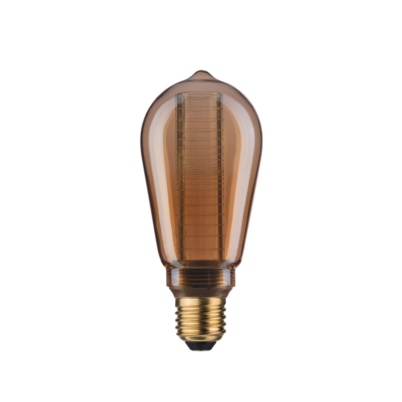 LED-Lampe E27 ST64 4W Inner Glow mit Ringmuster LED-Lampe E27 ST64 4W Inner Glow mit Ringmuster