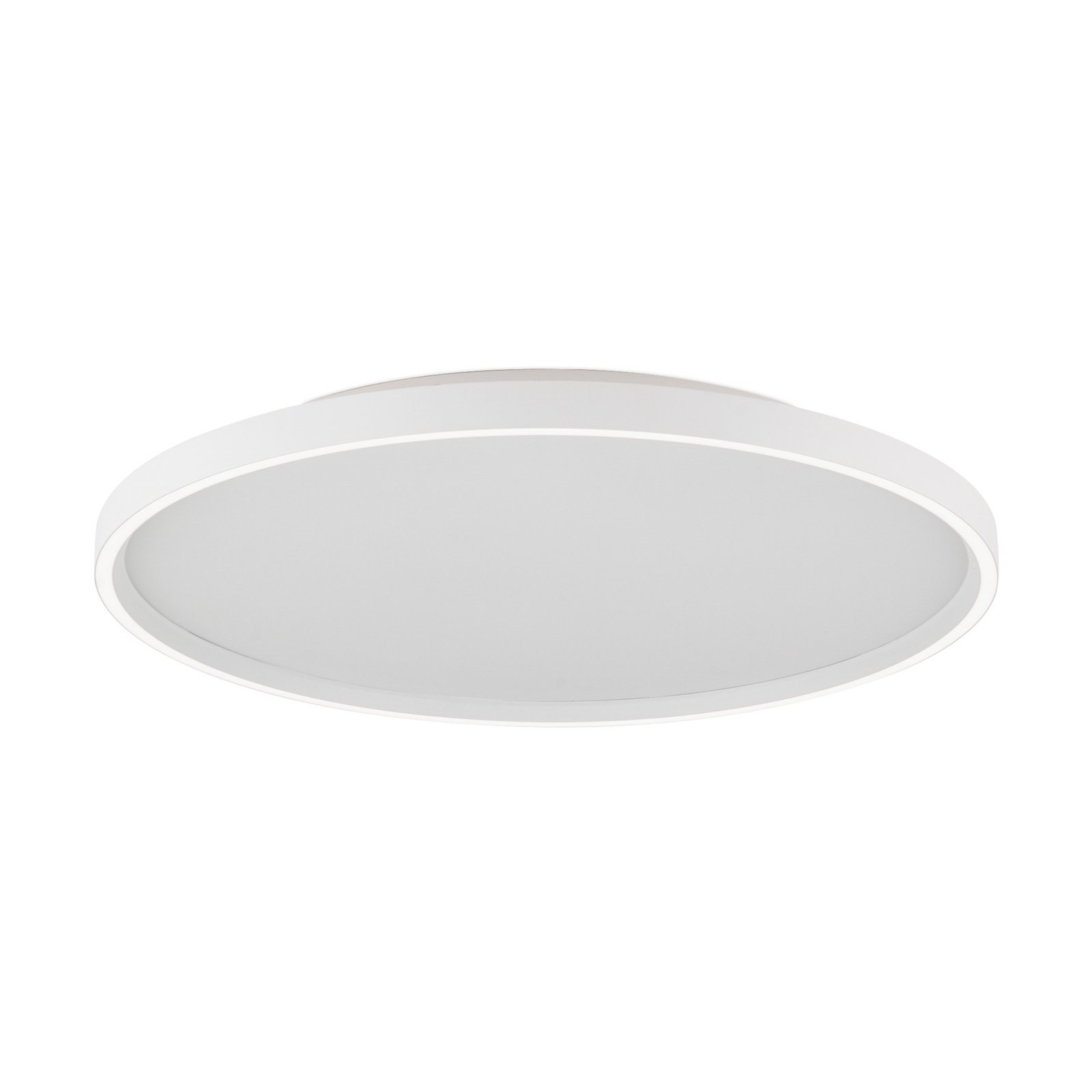 Φωτιστικό οροφής LED Masca, λευκό, Ø 60 cm, CCT, μέταλλο, ρυθμιζόμενο