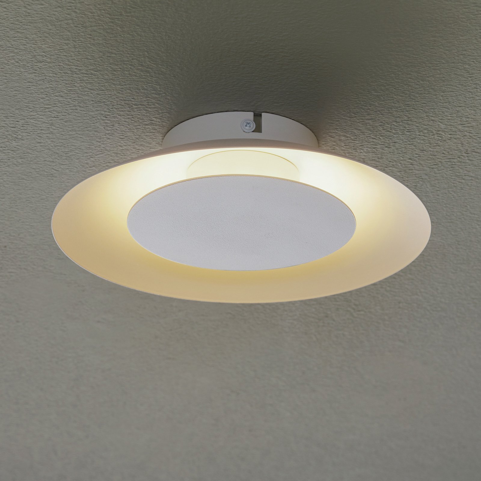 LED-Deckenleuchte Foskal in Weiß, Ø 21,5 cm