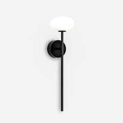 LEDS-C4 Applique LED per il bagno Bloom IP44, nero, altezza 45 cm