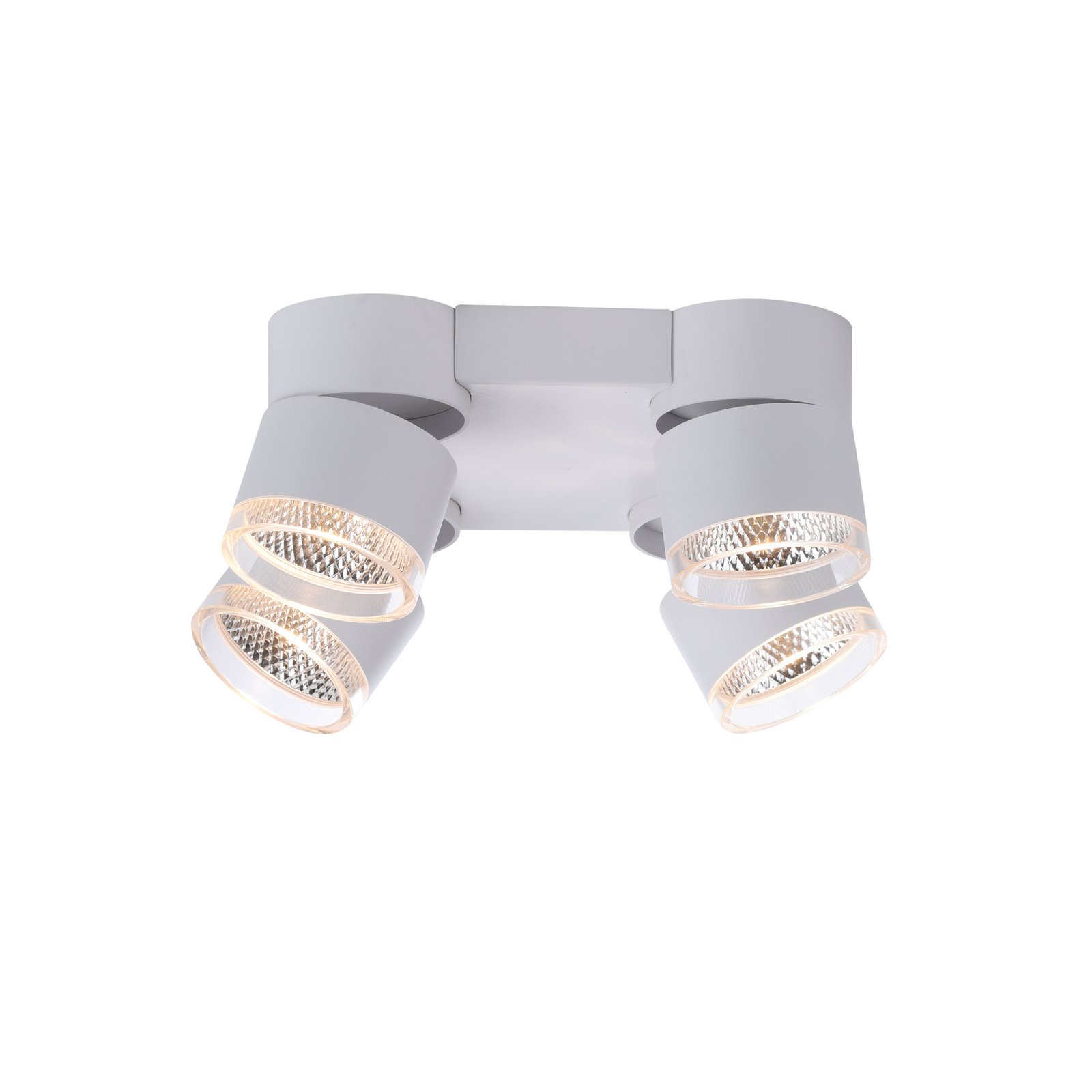 PURE Nola LED-taklampe 4 lyskilder hvit