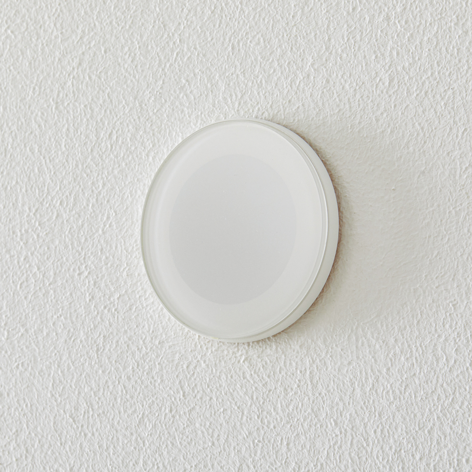 BEGA Accenta wall lamp round ring white 315 lm
