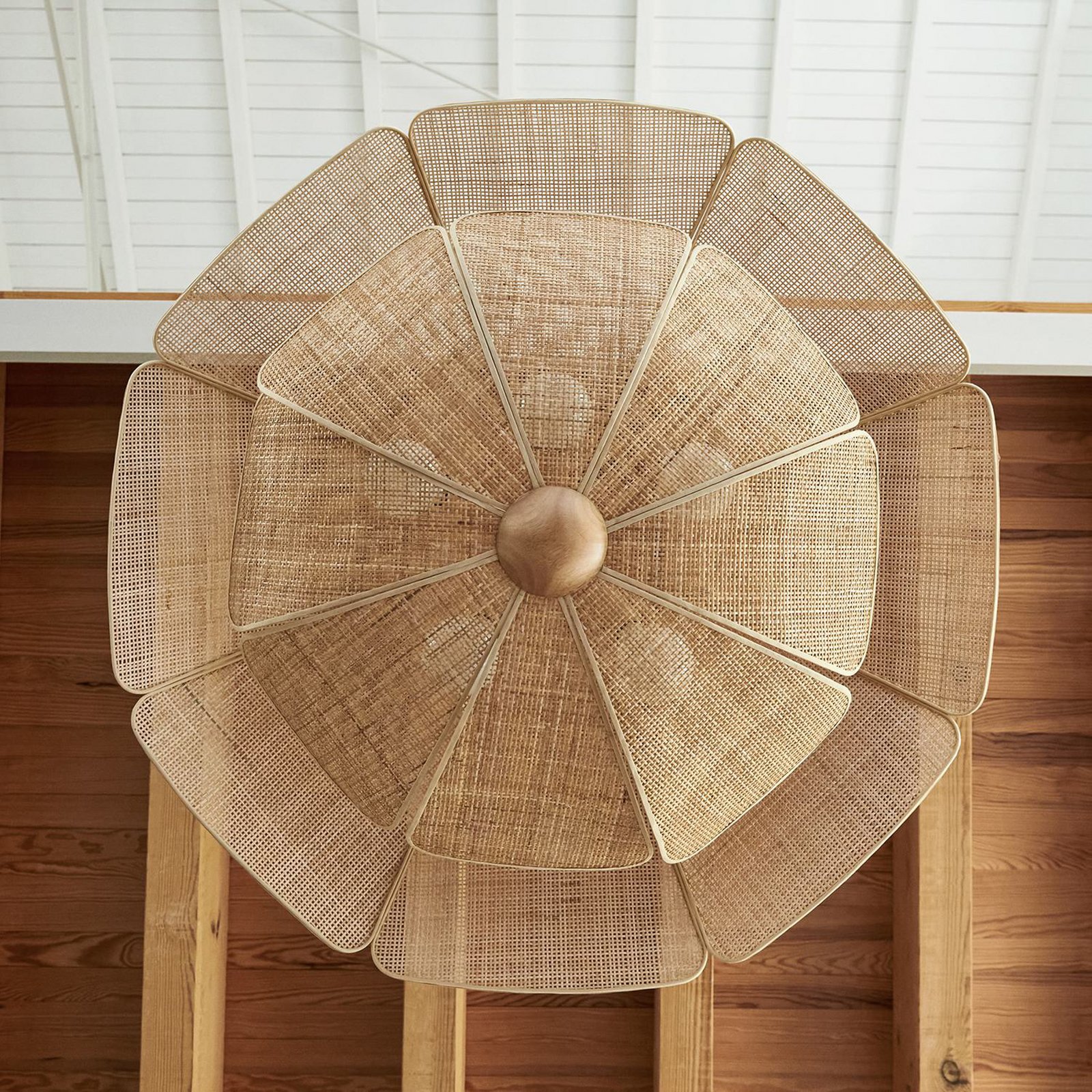 Coquillage Hängelampe 110 cm, natur Rattan - MARKET SET Coquillage Hängelampe 110 cm, natur Rattan - MARKET SET