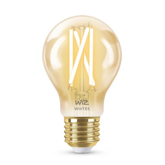 WiZ A60 LED lamp Wi-Fi E27 7W amber CCT